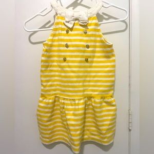 💛💛 Janie and Jack striped ponte dress includes matching headband 💛💛